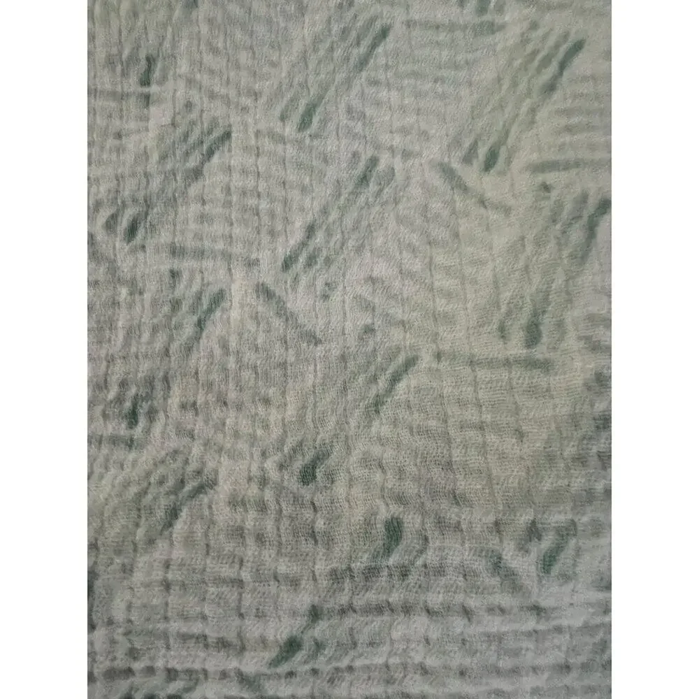 Aiden + Anais Unisex Baby Green & White Muslin Swaddle Blanket Gender Neutral
